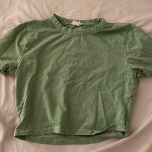 Green Cotton On baby tee, Size small.